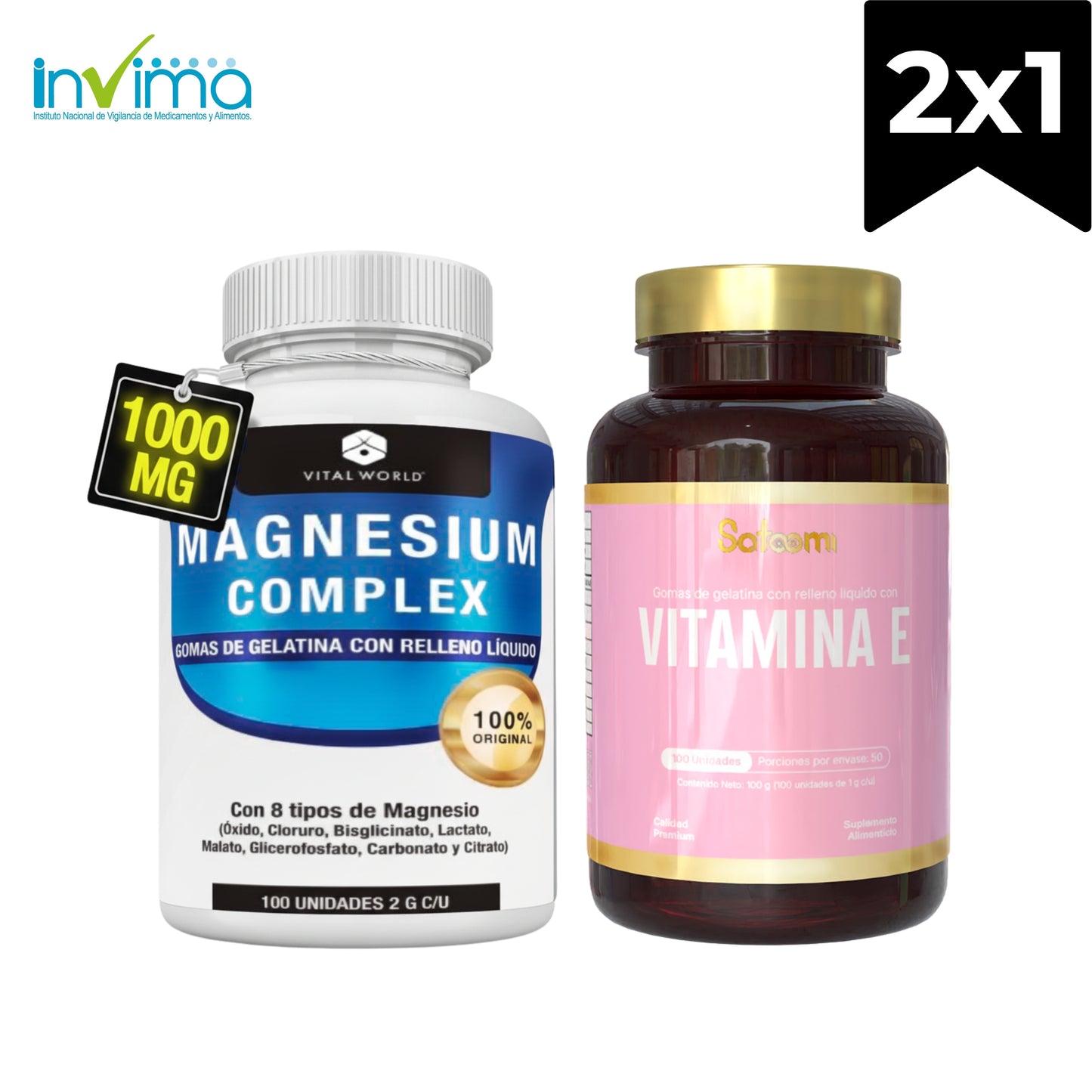 MAGNESIO COMPLEX + VITAMINA E COMBO