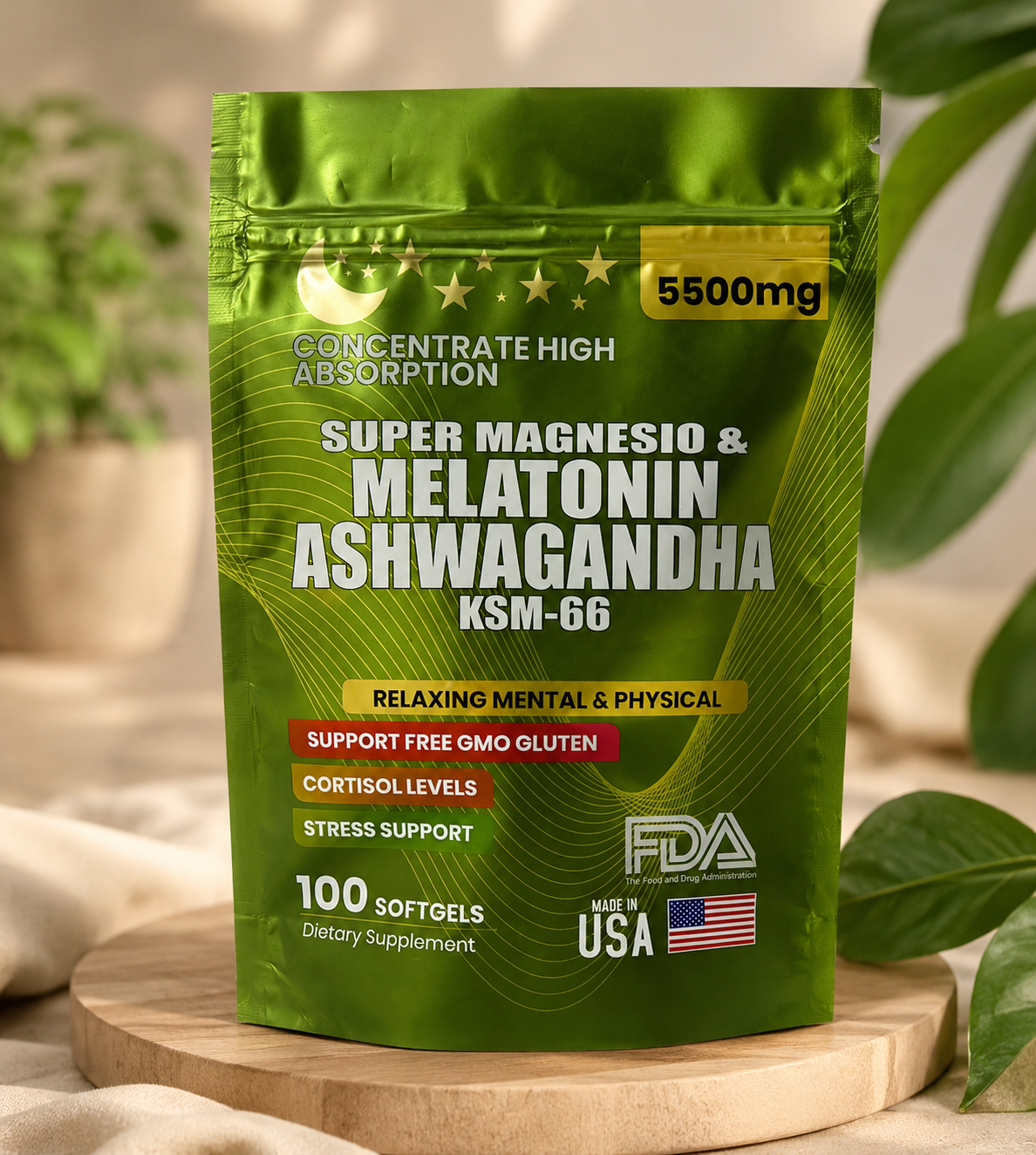Relaxing Mental Physical Ashwagandha