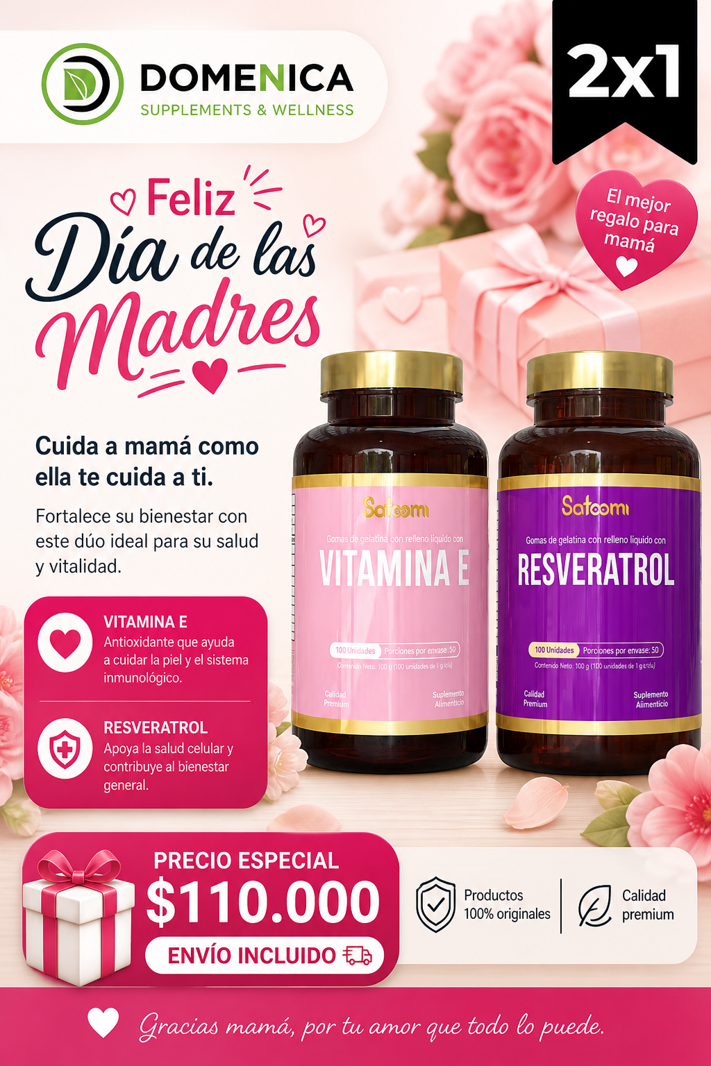 VITAMINA E + RESVERATROL COMBO