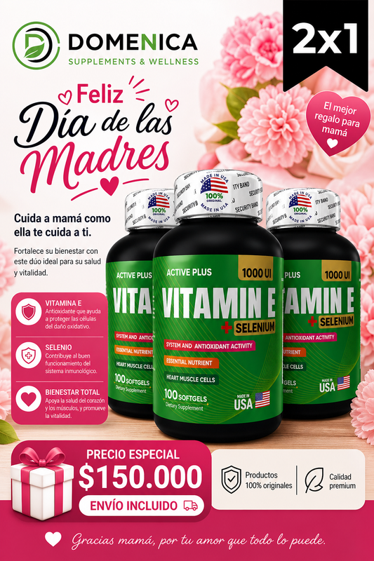 Combo vitamina E americana X 3 und
