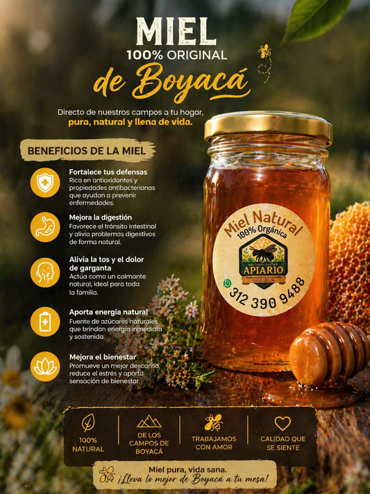 Miel Natural 100% Original de Boyacá