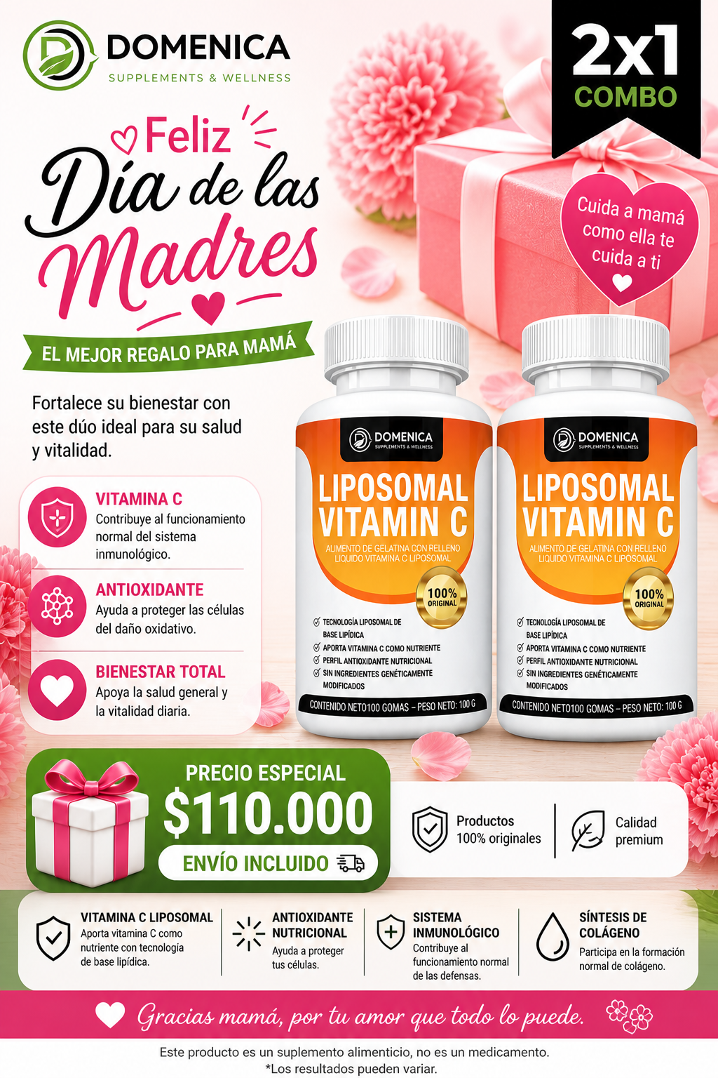 2 VITAMINA C LIPOSOMAL
